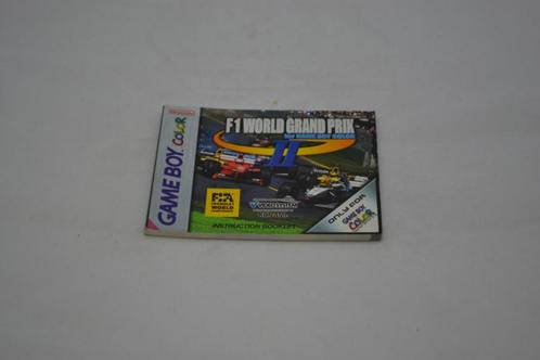 F1 World Grand Prix II (GBC EUR MANUAL), Consoles de jeu & Jeux vidéo, Consoles de jeu | Nintendo Portables | Accessoires