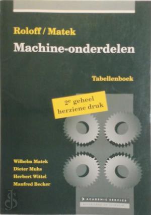 Roloff/Matek machine-onderdelen / Tabellenboek, Livres, Langue | Langues Autre, Envoi