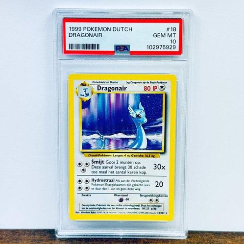 Pokémon Graded card - Dragonair - Base Set #18 - Pokémon -, Hobby en Vrije tijd, Verzamelkaartspellen | Pokémon