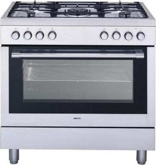 Beko Gm15120dxpr Gasfornuis – 90 Cm – Rvs – 5 Pits – Xxl, Elektronische apparatuur, Fornuizen, Ophalen of Verzenden