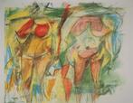 Willem De Kooning (1904-1997) - Deux femmes sauvages, Antiek en Kunst