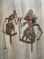 Marionet (2) - Wayang Klitik - Hout, Leder - 1920-1930, Antiek en Kunst