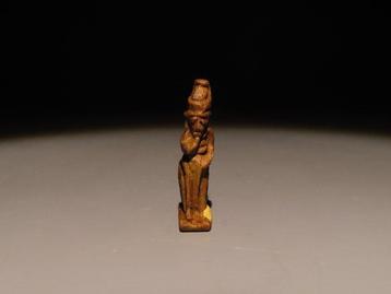 Égypte ancienne Faience Amulette de Dieu Harpocrate. Période