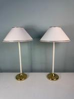 Lamp (2) - Set van 2 Vintage Elegante Lampen met Rode Kap –