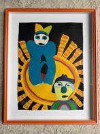 Karel Appel (1921-2006) - Boise grave signe Soleil Inca