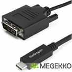 StarTech.com USB-C naar DVI adapter kabel 1 m, Computers en Software, Verzenden, Nieuw