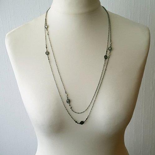 Zilver, Art Nouveau Sautoir, Marianne Galia - Halsketting -, Antiek en Kunst, Kunst | Designobjecten