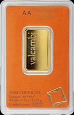 0,5 oz - 1/2 oz -15,55 grams - Goud .999 - Valcambi - Met, Postzegels en Munten