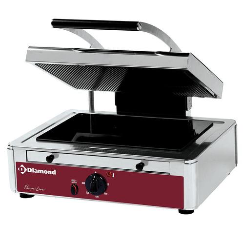 Contactgrill/Paninigrill | Glad 370x250mm | 3kW |, Zakelijke goederen, Horeca | Keukenapparatuur, Nieuw in verpakking, Verzenden