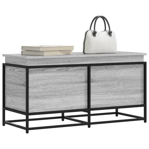 vidaXL Opbergbox met deksel 100x40x51,5 cm bewerkt hout, Doe-het-zelf en Bouw, Kratten en Dozen, Nieuw, Verzenden