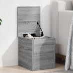 vidaXL Opbergbox 30x35x35 cm bewerkt hout grijs sonoma, Verzenden, Nieuw