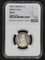 Verenigd Koninkrijk. Victoria. 1 Shilling 1887 NGC MS61