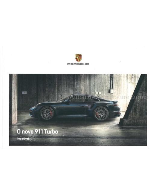 2021 PORSCHE 911 TURBO S HARDCOVER BROCHURE Portugees, Livres, Autos | Brochures & Magazines