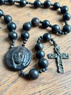 Antiek Rozenkrans - Klei, Verzilverd - 1850-1900 -