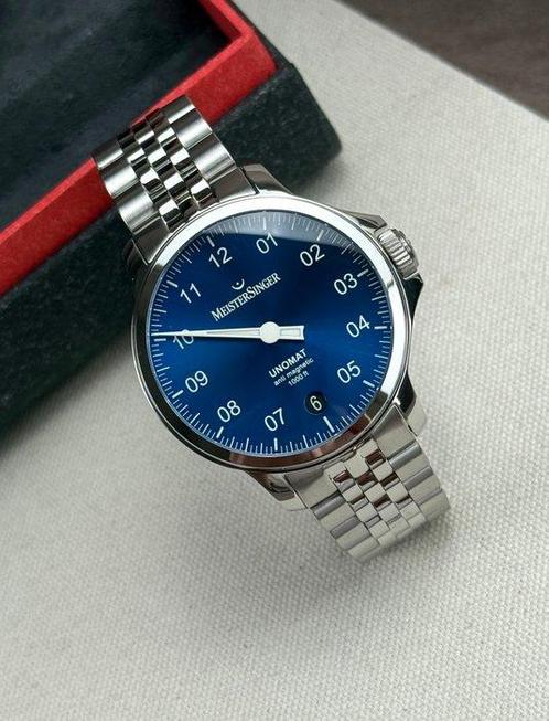 Meistersinger - Unomat Automatic Date - UN918 - Heren -, Handtassen en Accessoires, Horloges | Heren