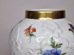 Fine Vintage German Handpainted Porcelain Flower Vase -