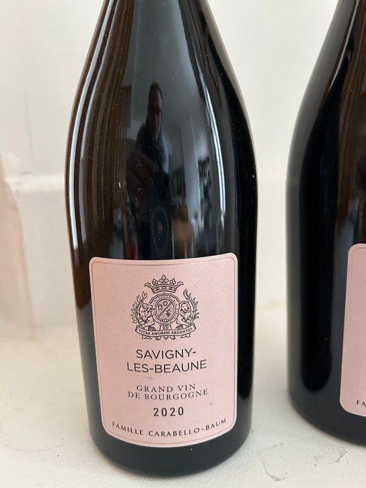2020 Famille Carabello-Baum - Savigny lès Beaune - 2 Flessen, Collections, Vins