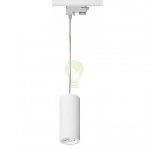 3-fase Hanglamp met GU10 fitting | Wit, Maison & Meubles, Lampes | Suspensions, Envoi