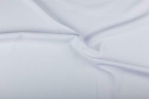 Burlington wit - Polyester stof 10m op rol - Aanbieding!, Hobby en Vrije tijd, Stoffen en Lappen, 120 cm of meer, 200 cm of meer