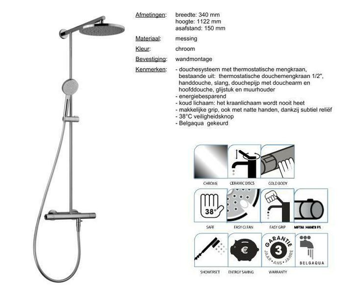 Douchepaneel Mio, Bricolage & Construction, Sanitaire