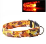 LED Halsband Camo ORANJE, Nieuw, Verzenden