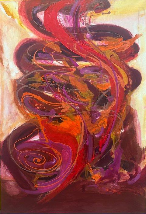 Lina Verano - Autumn Breeze - XXL, Antiquités & Art, Art | Peinture | Moderne