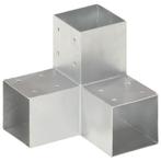 vidaXL Paalverbinding Y-vorm 91x91 mm gegalvaniseerd metaal, Tuin en Terras, Palen, Balken en Planken, Verzenden, Nieuw