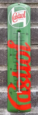Emaille thermometer Castrol, Collections, Marques & Objets publicitaires, Verzenden