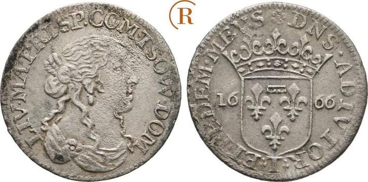 1/12 Ecu ( Luigino ) 1666 Tassarolo: Livia Maria Centurio..., Postzegels en Munten, Munten | Europa | Niet-Euromunten, België