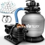 tillvex® Zandfilterinstallatie Pool 13.200 l/h tot 40.000 l, Tuin en Terras, Verzenden, Nieuw