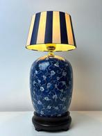 Tafellamp - Chinese chinoiserie lamp - Hout, Porselein
