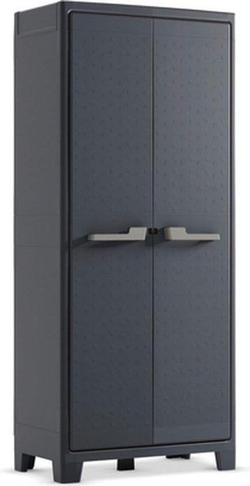 Tweedekans | Keter Moby hoge kast - 4 planken - 80x44x182 cm, Ophalen of Verzenden