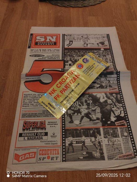 Dinamo - Partizan - Kampioenschaps voetbal competitie -, Collections, Collections Autre