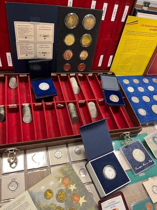 Wereld. Partij diverse munten, penningen, bankbiljetten +, Postzegels en Munten, Munten | Europa | Niet-Euromunten