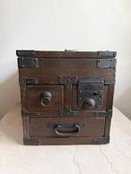 Doos - Edo-periode bootkist Suzuri-bako inktdoos kast antiek