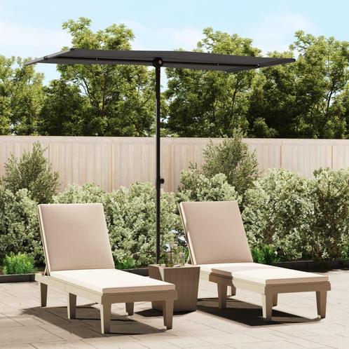 vidaXL Parasol met aluminium paal 180x110 cm, Tuin en Terras, Parasols, Nieuw, Verzenden