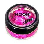 Moon Glow Neon UV Chunky Glitter Magenta 3g, Nieuw, Verzenden