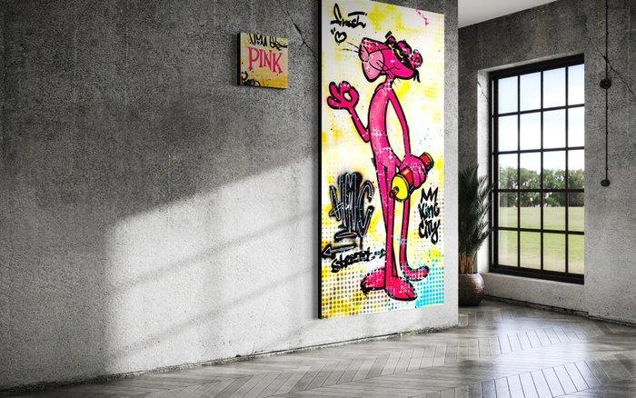 Moabit - Pink Graffiti X Pink /Diptych/ XL, Antiek en Kunst, Kunst | Designobjecten