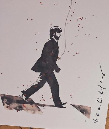 Abbey Road - Tribute series - Icons Reimagined Banksy - by beschikbaar voor biedingen