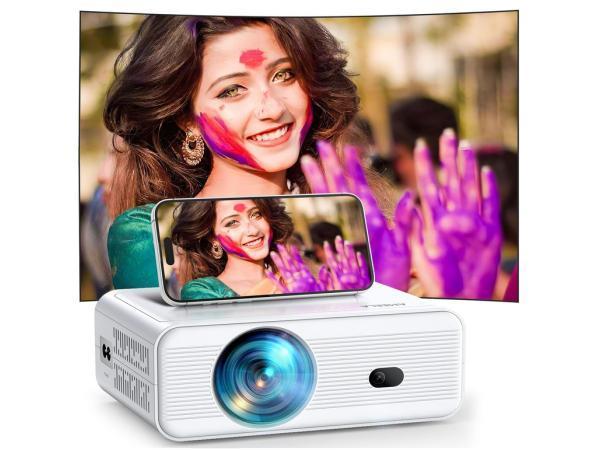 Veiling - Projector, AMEELA Projector met Wifi en Bluetooth, Audio, Tv en Foto, Diaprojectoren