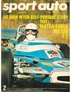 1971 SPORT AUTO MAGAZINE 02 DUITS, Ophalen of Verzenden