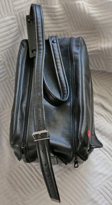 Leica Black Leather Combination Camera Shoulder Bag L 14834, Verzamelen, Foto-apparatuur en Filmapparatuur