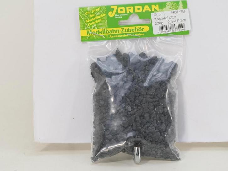 Jordan 811 Kohleschotter 200G 2,5-4,0mm HO/LGB (Lading), Hobby & Loisirs créatifs, Modélisme | Figurines & Dioramas, Enlèvement ou Envoi