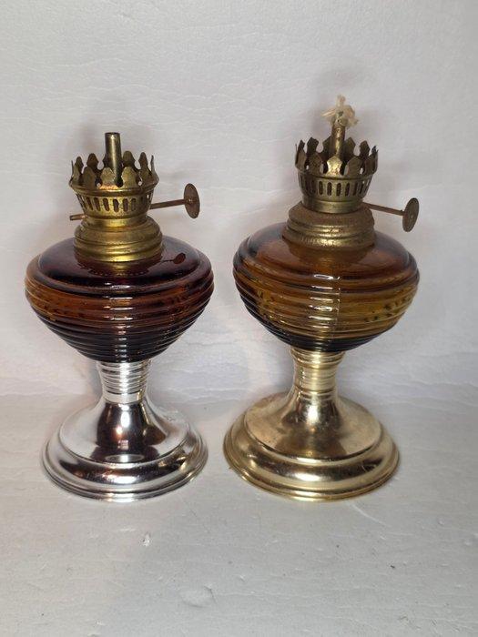 Olielamp (5) - Glas, Antiek en Kunst, Curiosa en Brocante