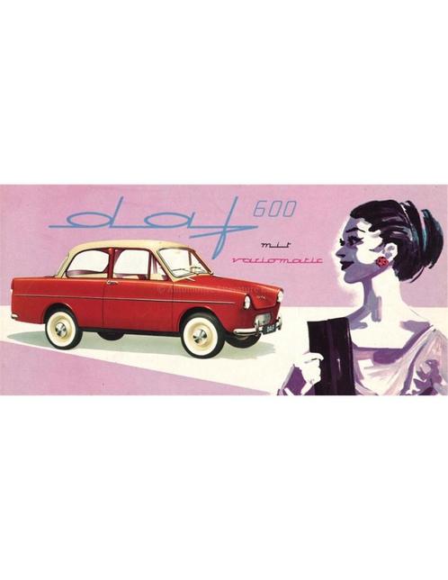 1960 DAF 600 VARIOMATIC BROCHURE DUITS, Livres, Autos | Brochures & Magazines