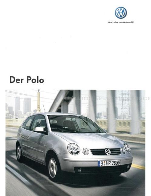 2004 VOLKSWAGEN POLO BROCHURE DUITS, Boeken, Auto's | Folders en Tijdschriften