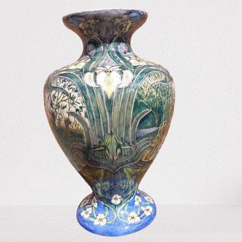 Haagsche Plateelfabriek Rozenburg - Vase, Antiquités & Art, Antiquités | Verre & Cristal