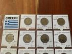 Griekenland. 2 Euro 2002/2018 (19 stuks) (Zonder, Postzegels en Munten