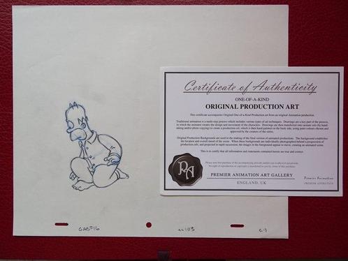 Matt Groening - 1 Original drawing - The Simpsons - The, Cd's en Dvd's, Dvd's | Tekenfilms en Animatie