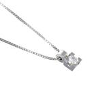 Collier avec pendentif - 18 carats Or blanc -  0.08ct. tw., Bijoux, Sacs & Beauté, Bijoux anciens